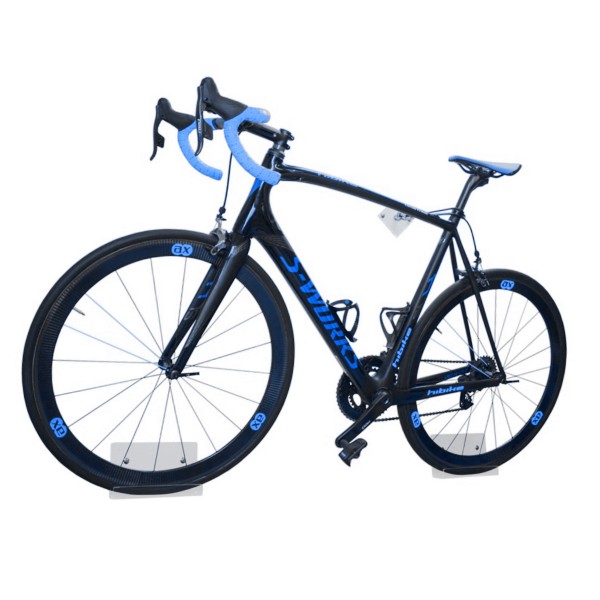 Fahrrad Wandhalterung LIXX RR-E1 für Rennrad und Triathlonrad aus Plexiglas / Acrylglas